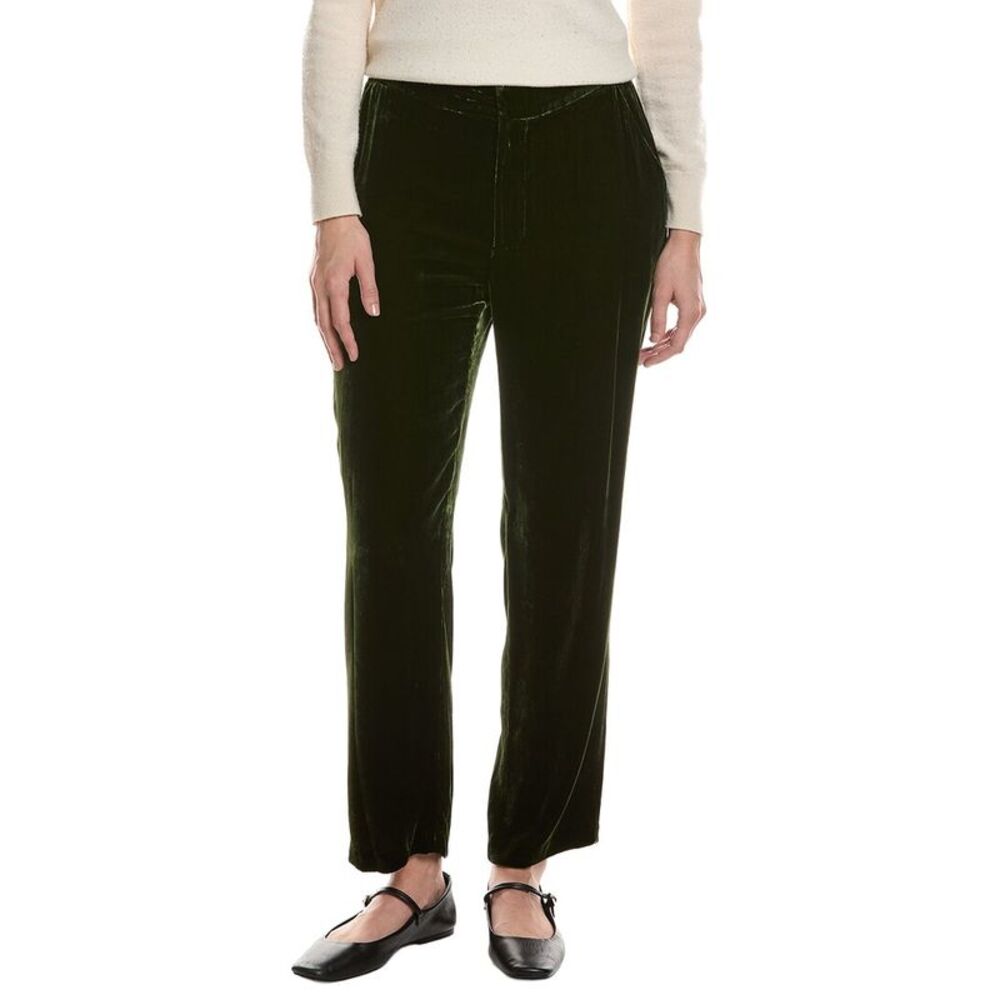 L’Agence Womens  Rebel Silk-Blend Trouser